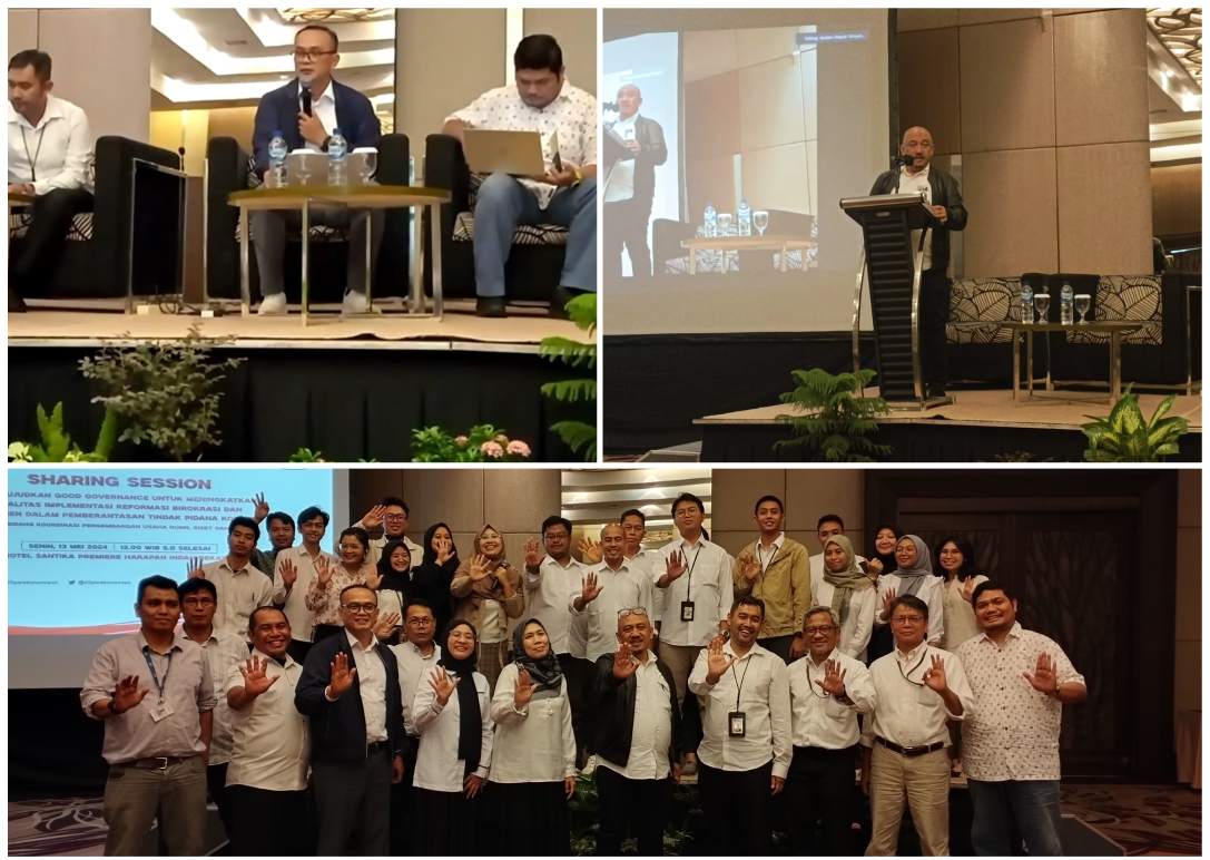Mewujudkan Good Governance dan Pemberantasan Korupsi: Deputi III Gelar Sharing Session dengan KPK